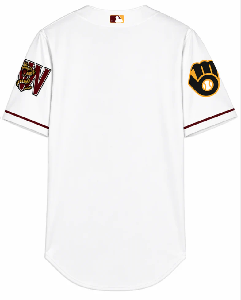 Timber Rattlers Rawlings Home Replica Jersey - Image 2