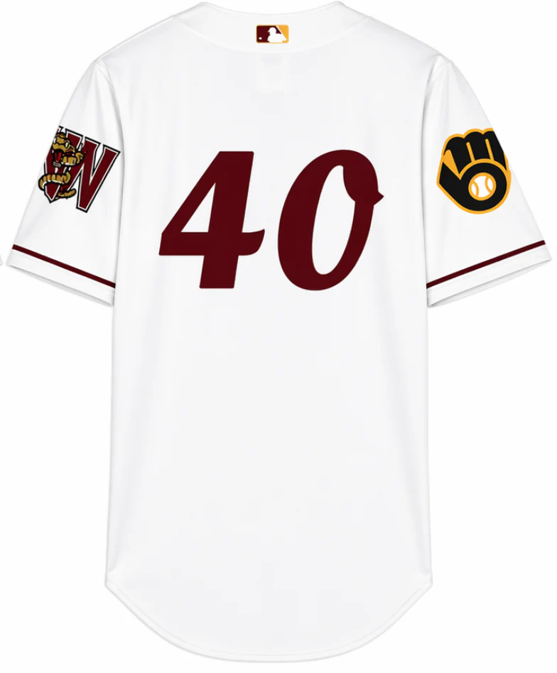 Timber Rattlers Rawlings Home Replica Jersey - Image 3