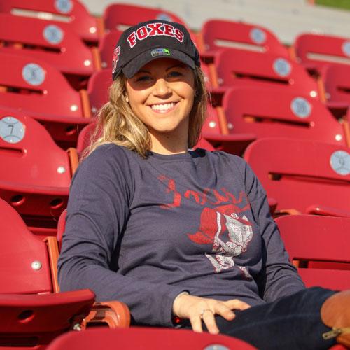 Wisconsin Timber Rattlers Appleton Foxes Natalie Hat - Image 4
