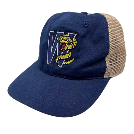 Brewers Sunday Navy/Tea Stain Adjustable Mesh Hat