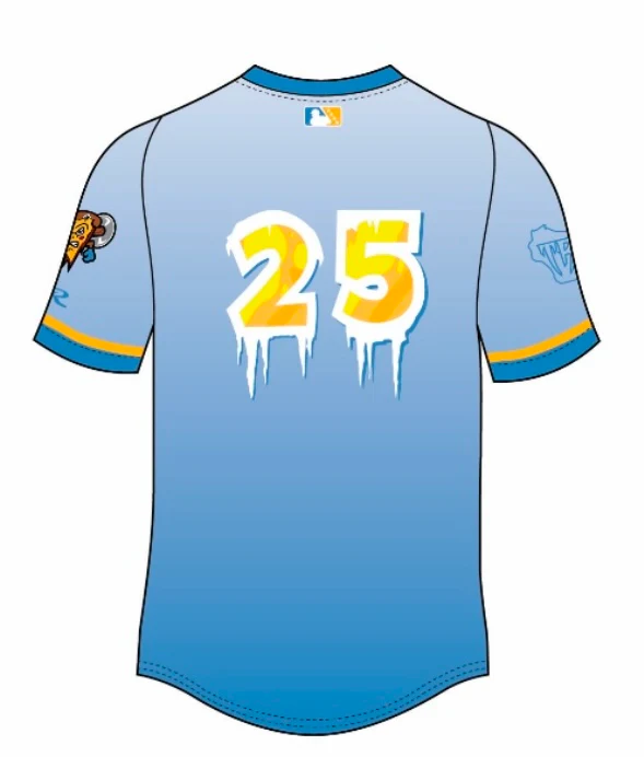 2025 Frozen Pizzas Rawlings Replica Jersey - Image 2