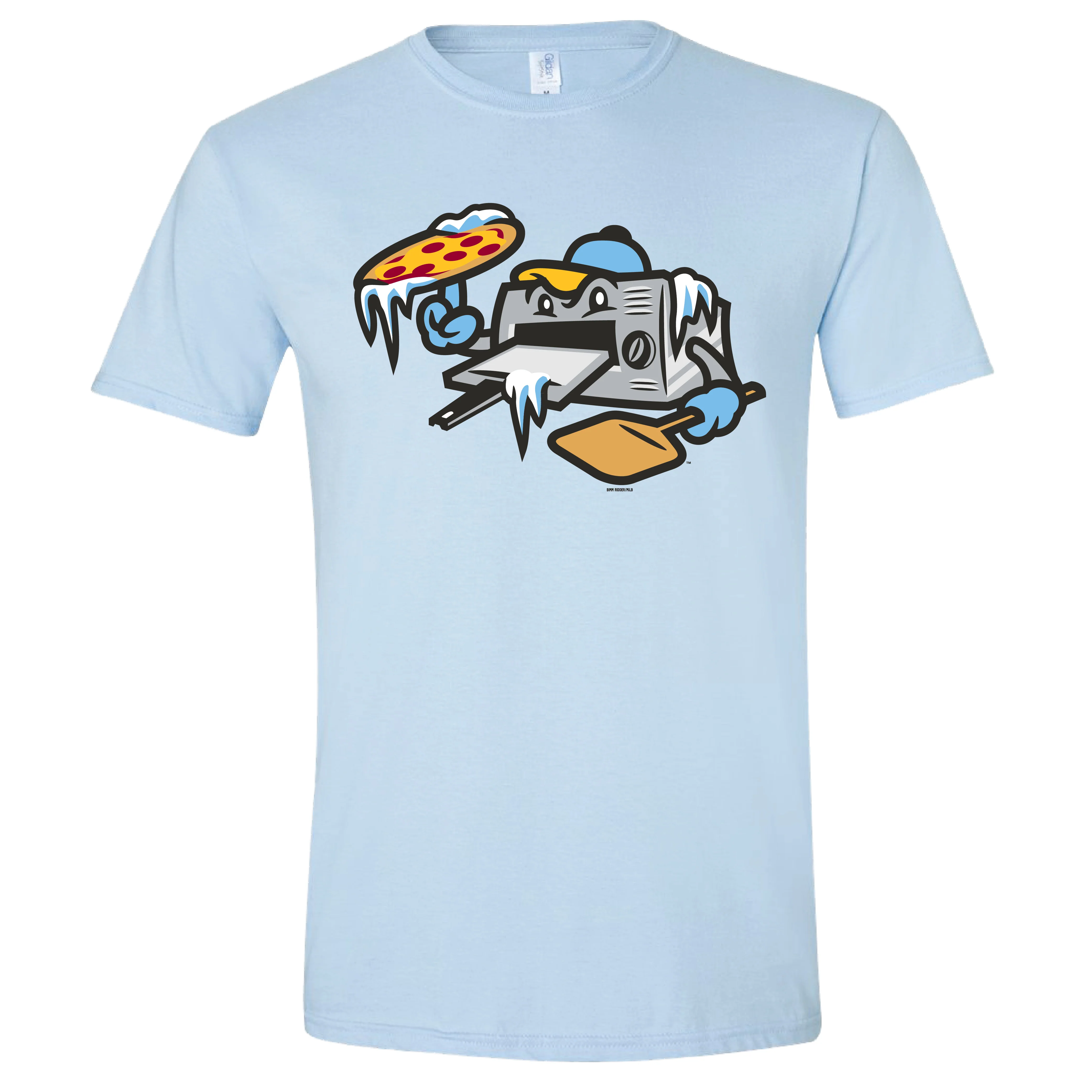Frozen Pizzas YOUTH Bimm Ridder Light Blue Softstyle Tee