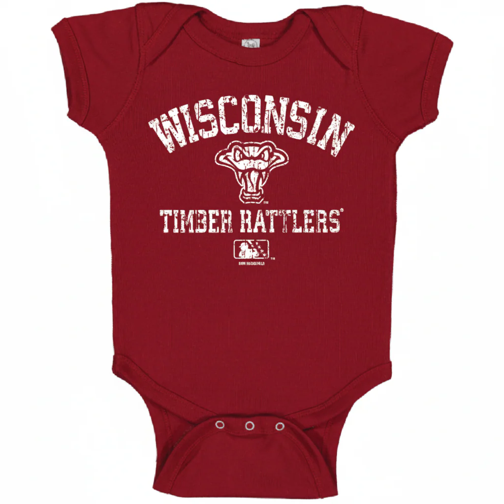 Timber Rattlers Cardinal Infant Bodysuit