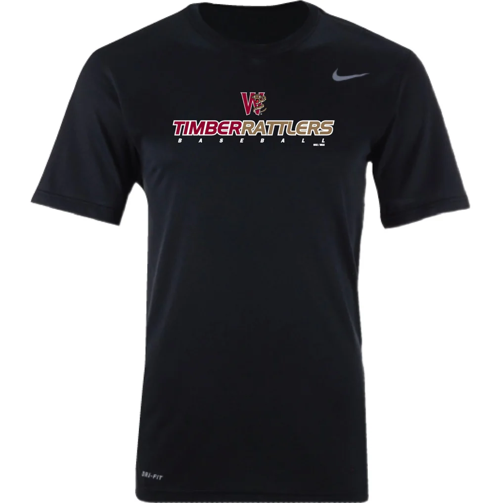 Nike Black Long-Sleeve Dri-Fit Tee