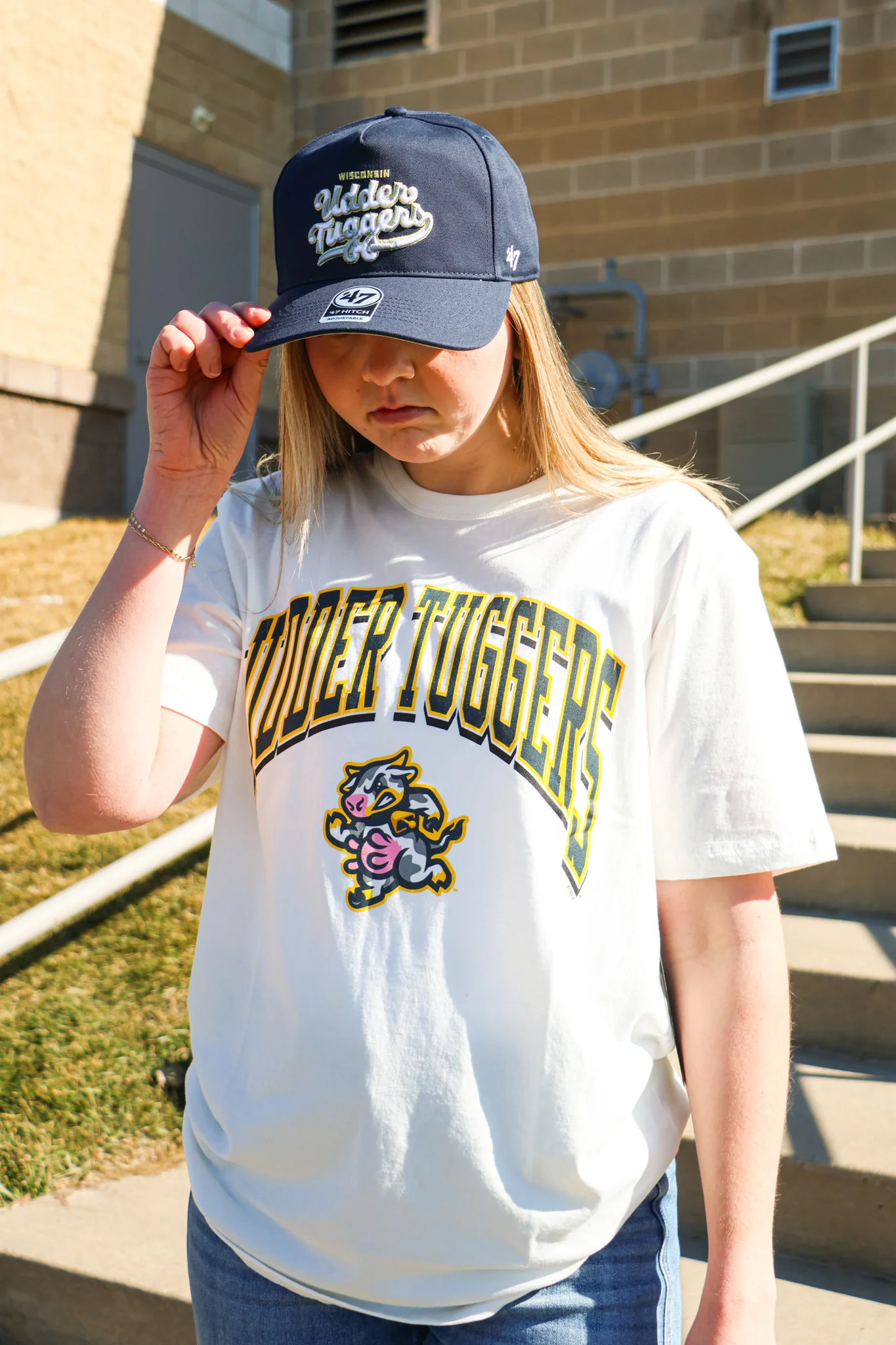 Udder Tuggers '47 Brand Walk Tall Franklin Tee - Image 2