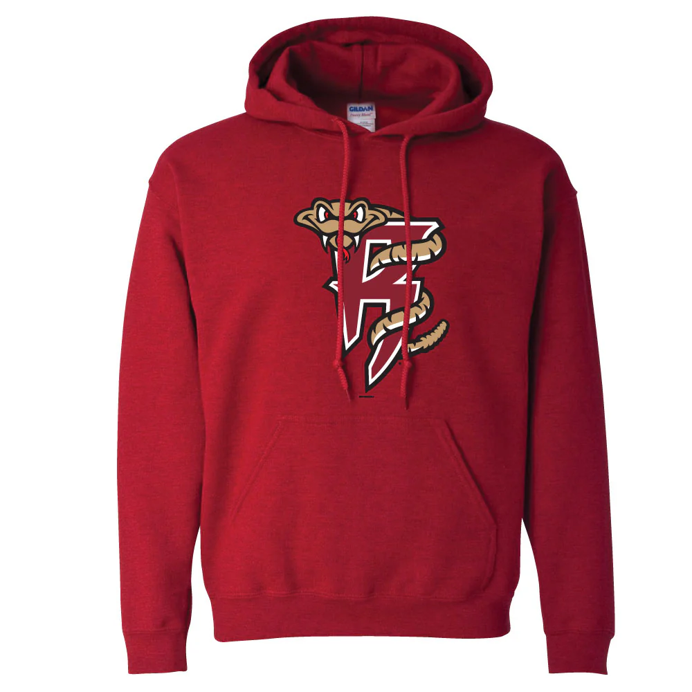 Timber Rattlers Bimm Ridder Cardinal R Logo Hood
