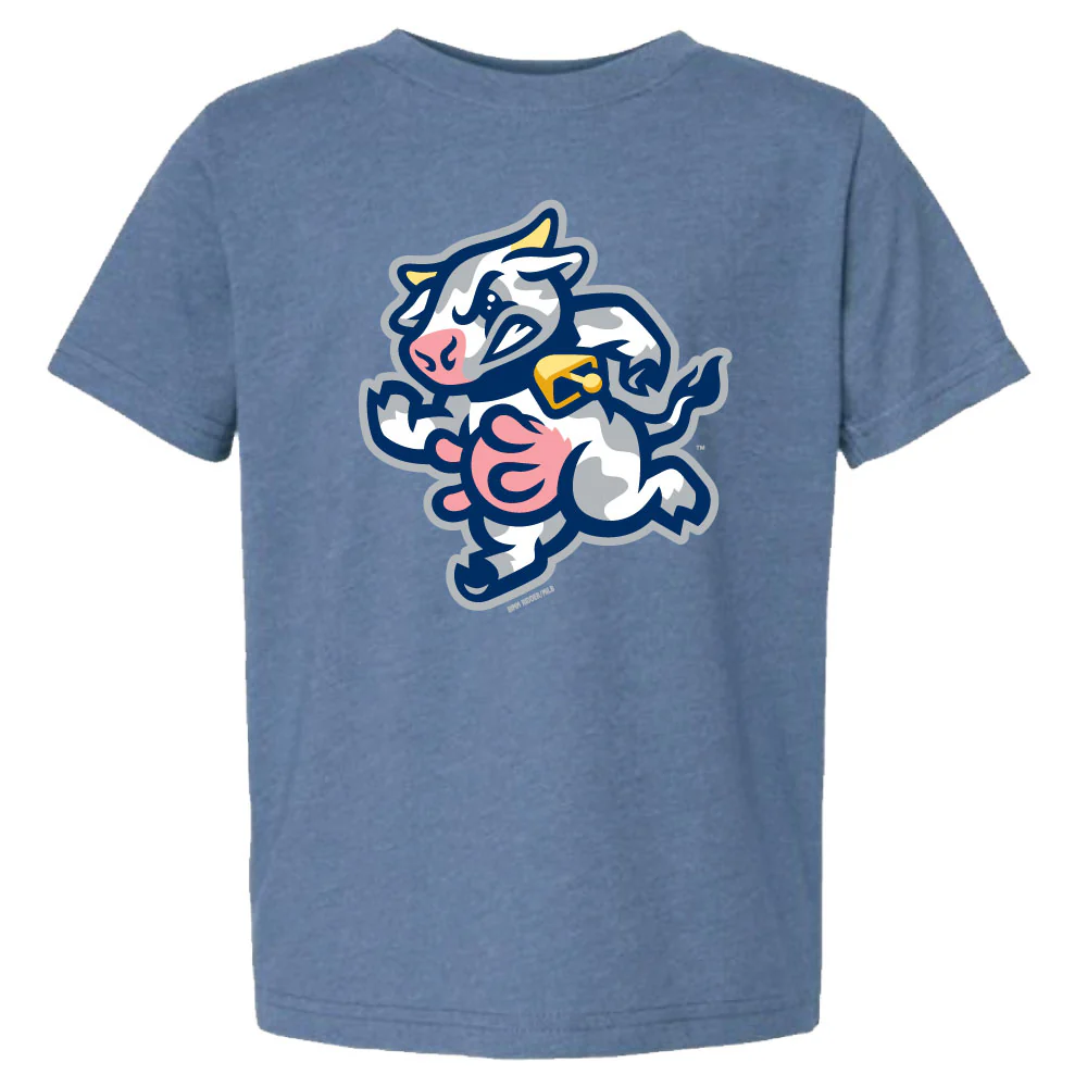 Udder Tuggers Bimm Ridder Toddler Vintage Blue Tee