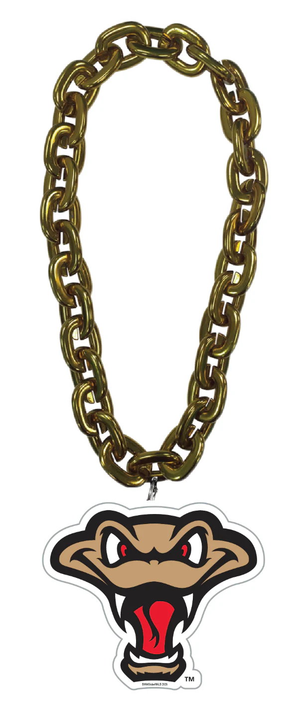 Timber Rattlers Logo Gold Chain