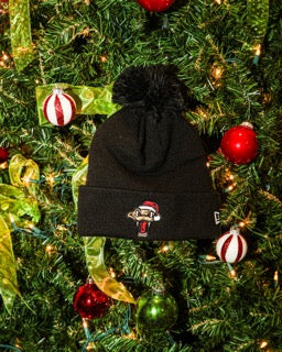 Timber Rattlers New Era 2025 Holiday Logo Knit Hat - Image 3