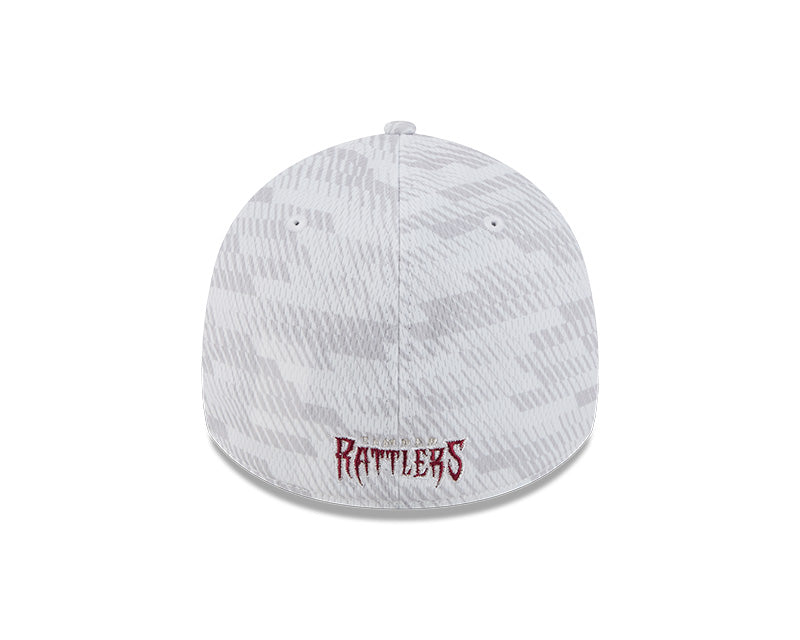 Timber Rattlers New Era White Graded 3930 Stretch Fit Hat - Image 4