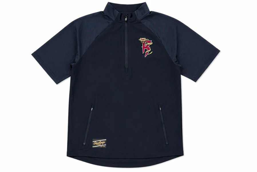Timber Rattlers On-Field Rawlings ColorSync Short Sleeve BP Top