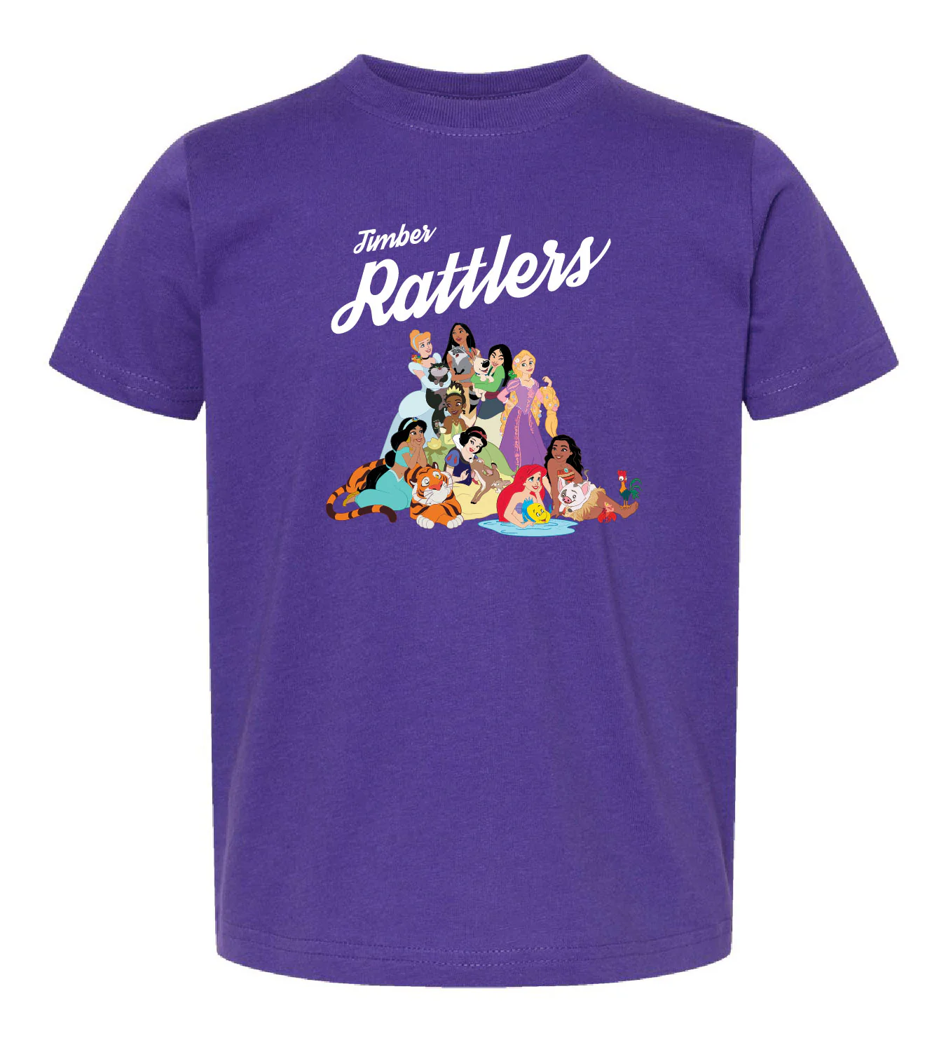 Timber Rattlers Purple OT Princess TODDLER Tee
