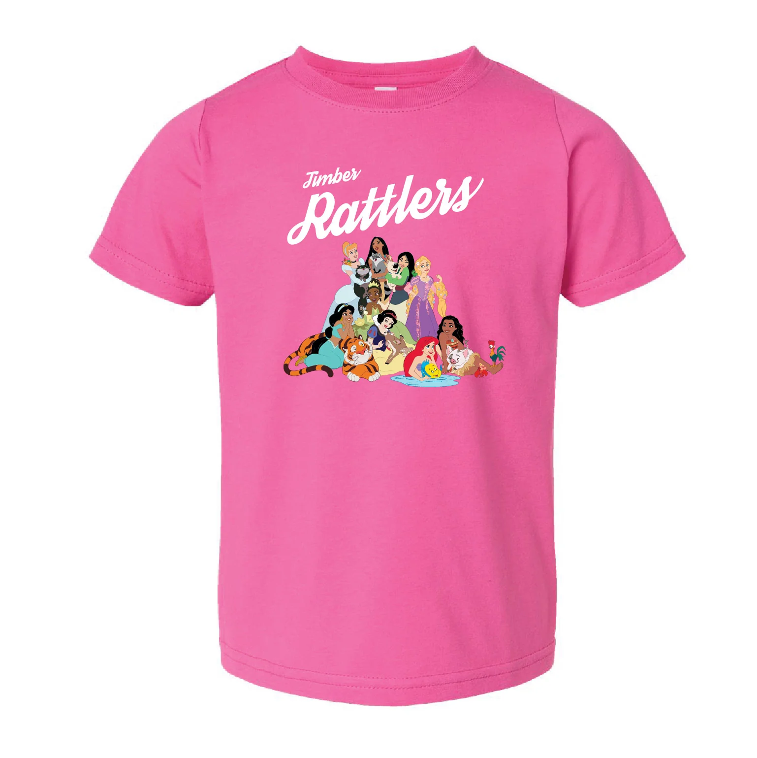 Timber Rattlers PINK OT Princess TODDLER Tee