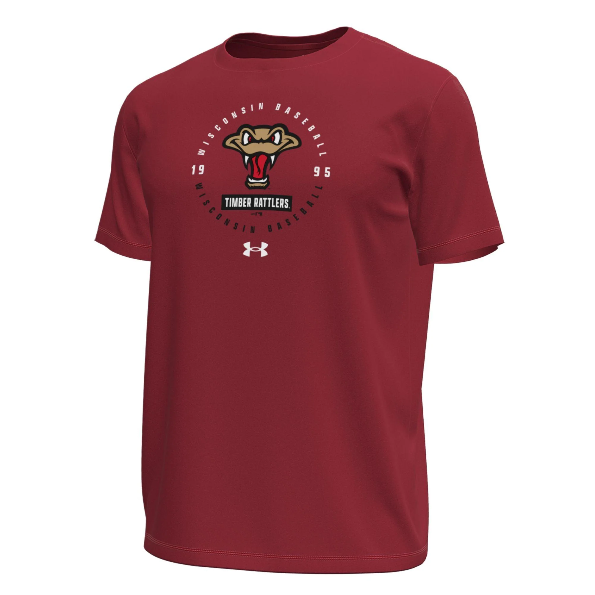 Timber Rattlers Under Armour Cardinal Tech Stretch Tee