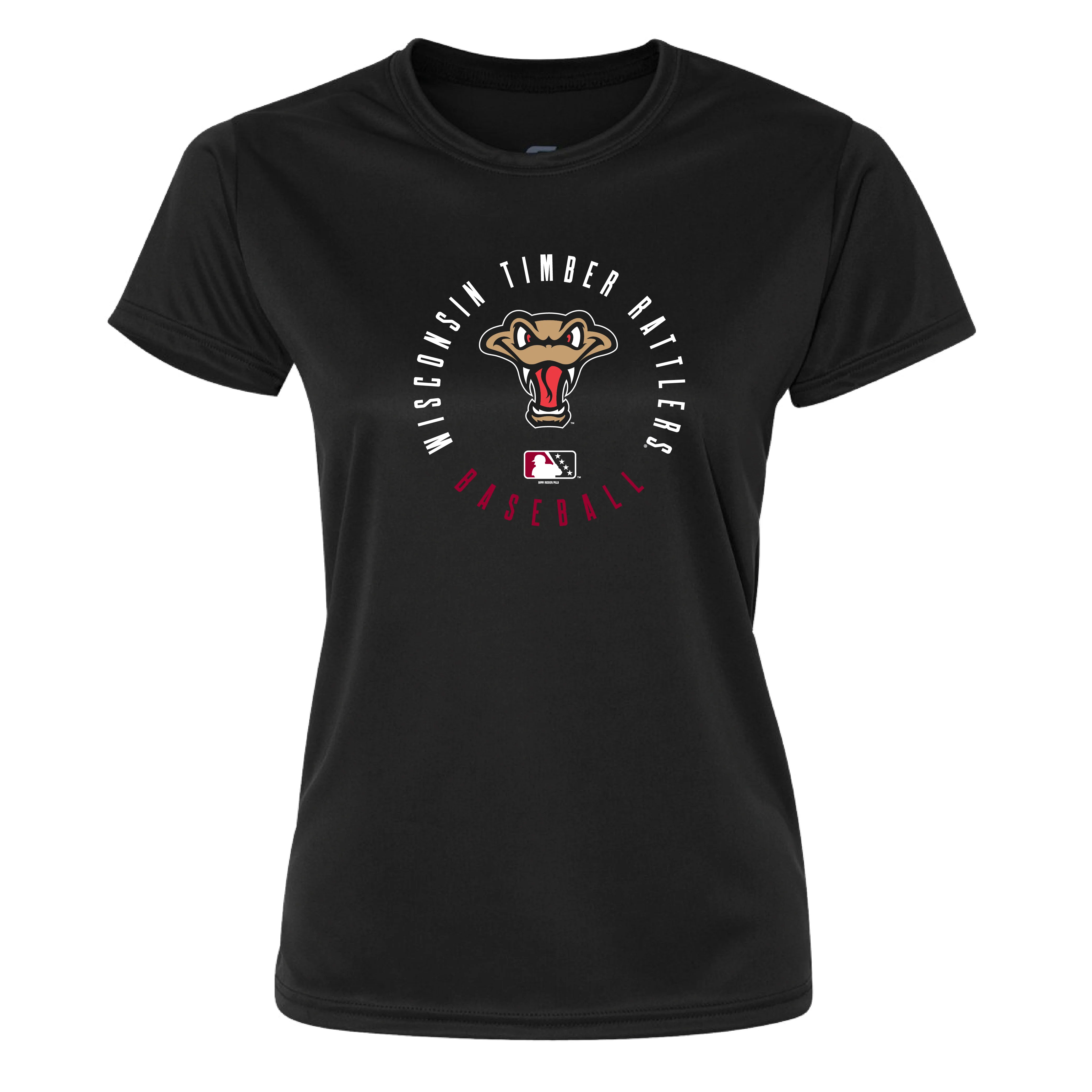 Timber Rattlers Bimm Ridder Women's Black Performance T-Shirt