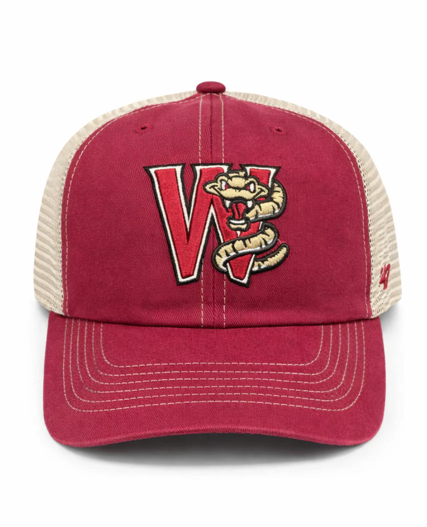 Timber Rattlers ‘47 Brand Cardinal Trawler Clean Up Adjustable Hat 2026