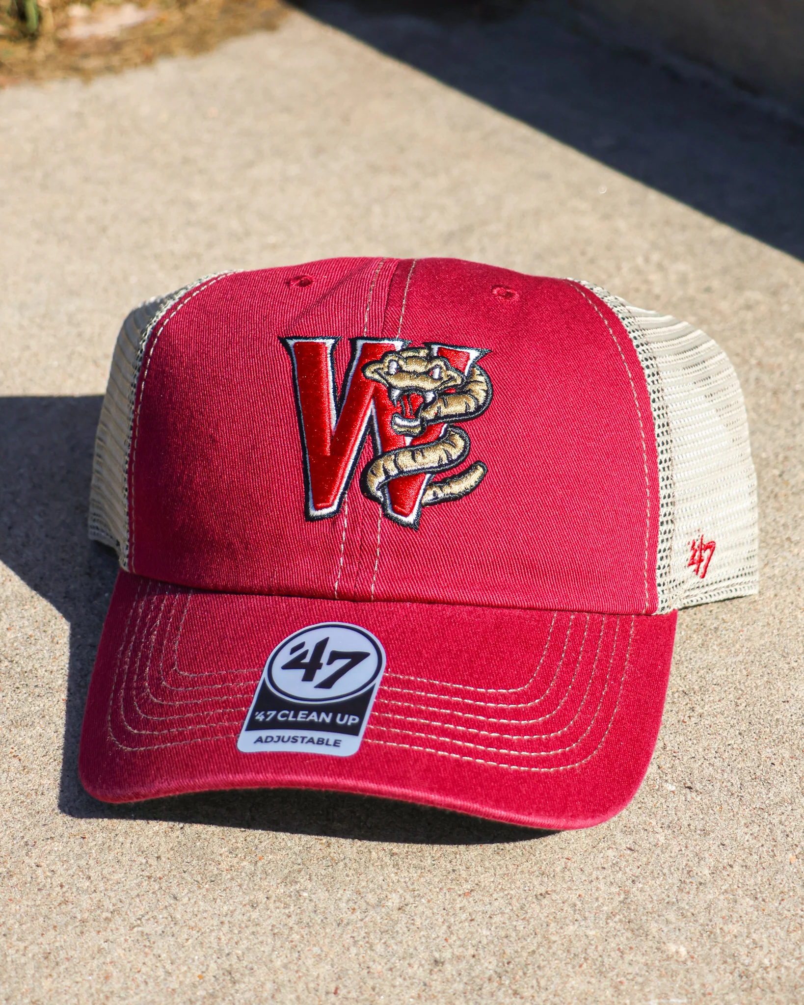 Timber Rattlers ‘47 Brand Cardinal Trawler Clean Up Adjustable Hat 2026 - Image 2