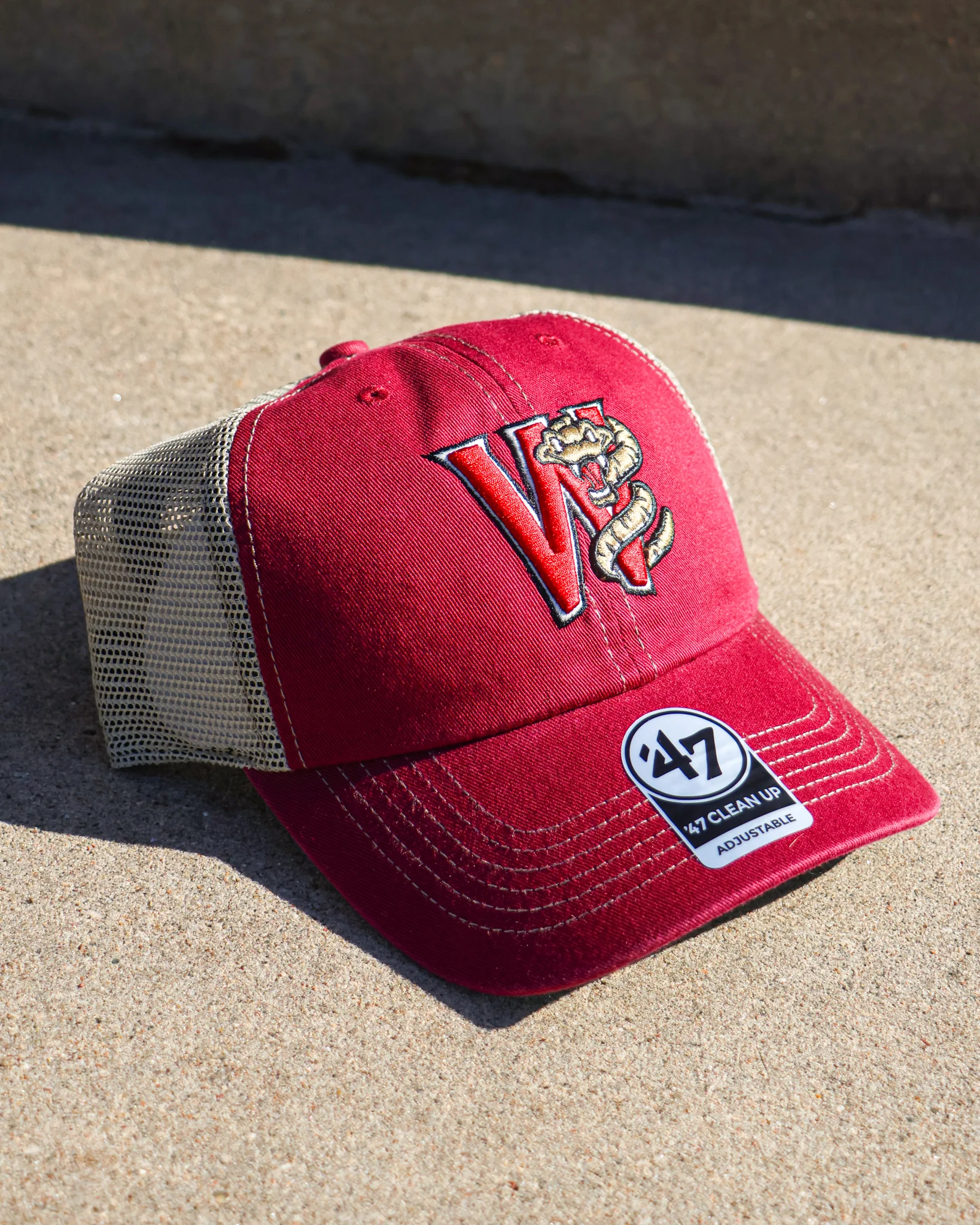 Timber Rattlers ‘47 Brand Cardinal Trawler Clean Up Adjustable Hat 2026 - Image 3