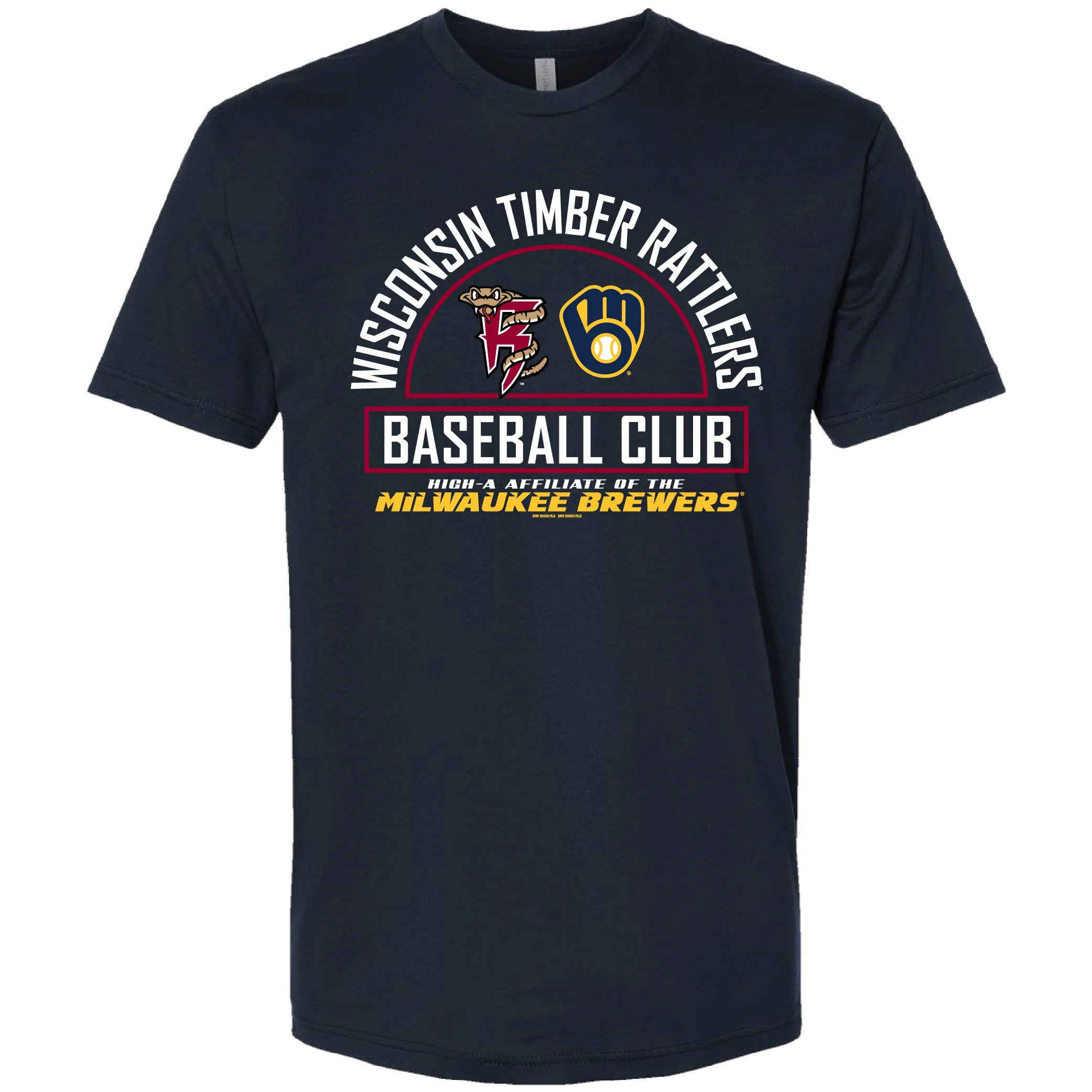 Timber Rattlers Bimm Ridder Navy Affiliate Premium Tee