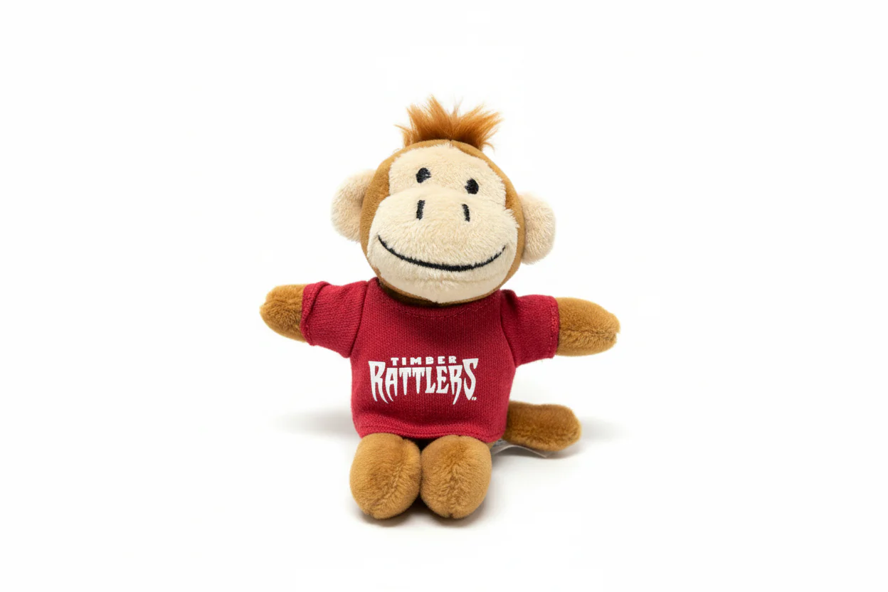 Timber Rattlers Monkey Keychain