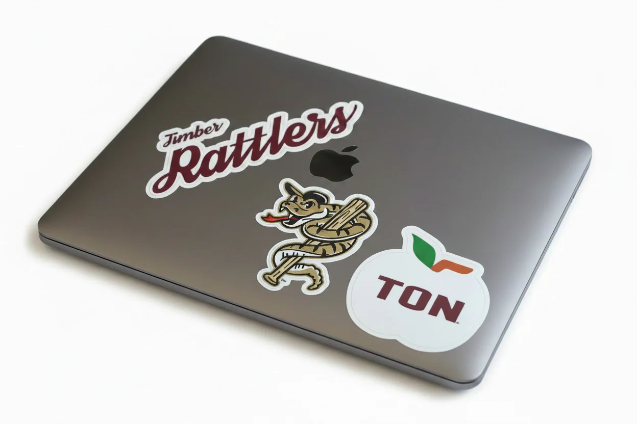 Timber Rattlers Fauxback Decal 3-Pack - Image 2