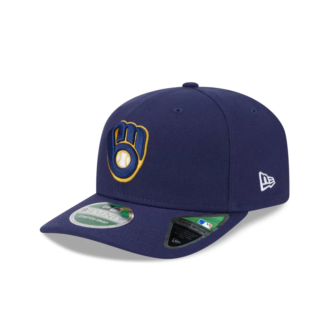 Milwaukee Brewers Home 9SEVENTY Stretch-Snap