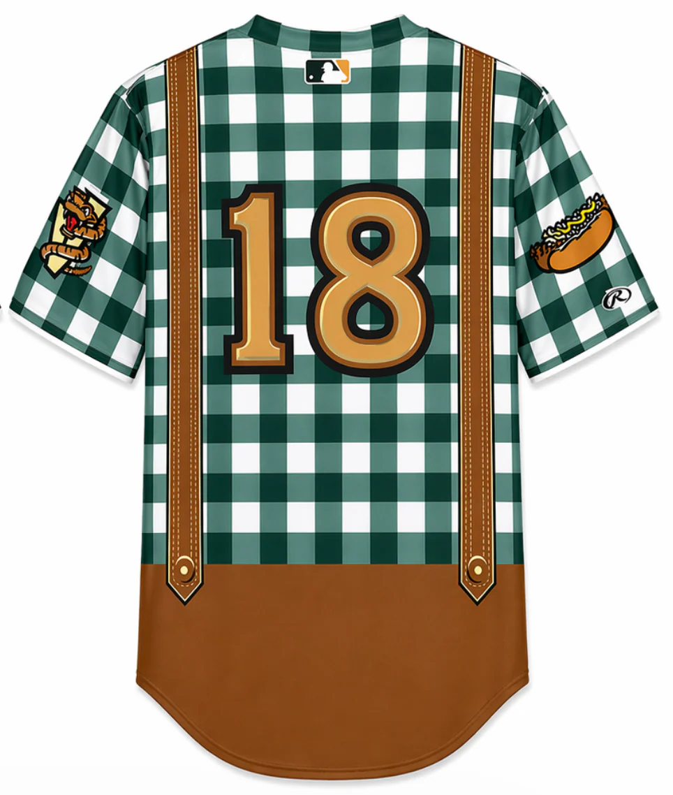Wisconsin Brats Rawlings Replica Jersey - Image 2